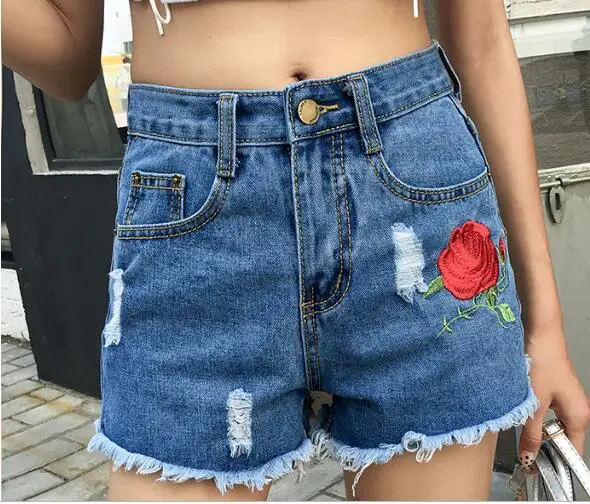 

Women denim short fashion short