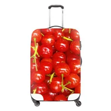 Fashion 3d fruit luggage cover waterproof luggage protective for cover travel case