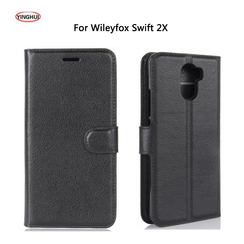 

YINGHUI For Wileyfox Swift 2X Case Luxury Flip PU Leather Back Cover Coque For Wileyfox Swift 2X Protective Phone Bags Skin Caso