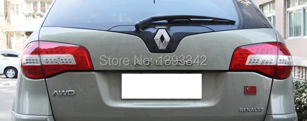 Для Renault Koleos светодиодные задние фонари Задние огни красный, белый Цвет 2011-2012 год WH