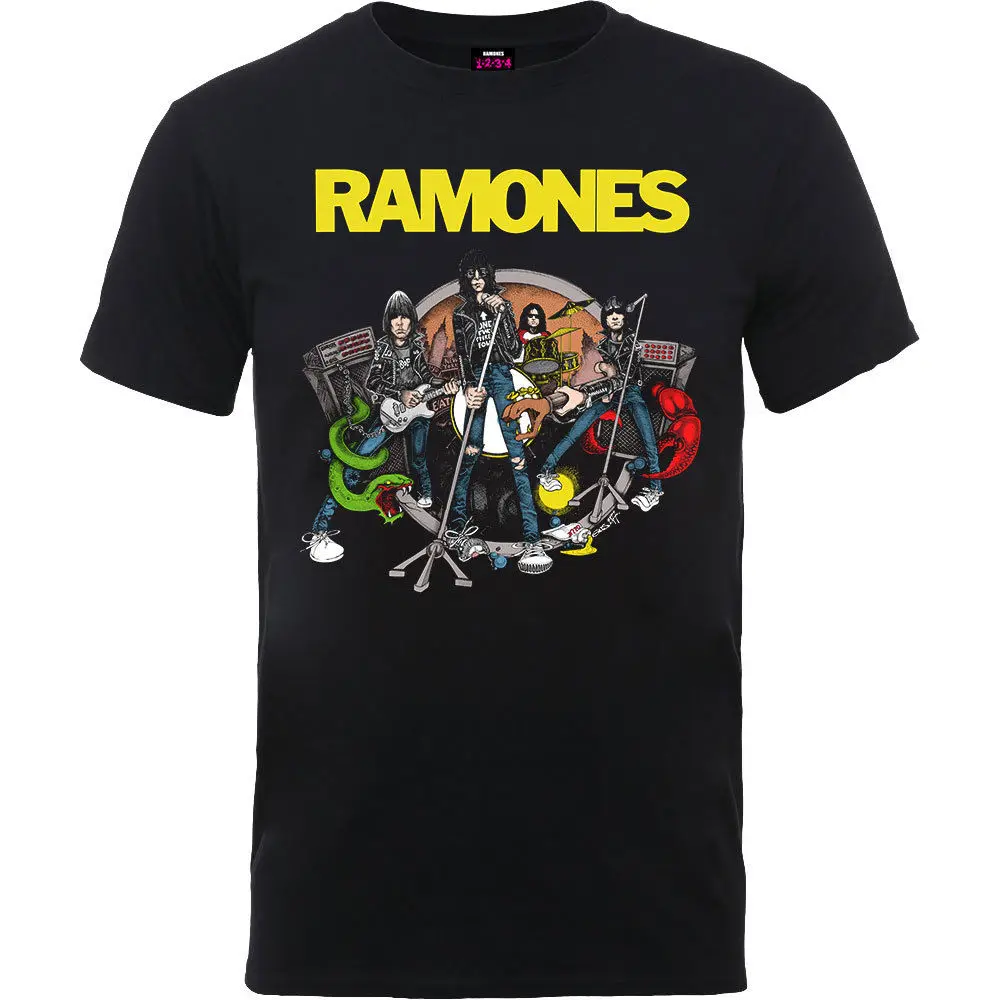 

The Ramones Road To Ruin Punk Rock Official Tee T-Shirt Mens Unisex O-Neck Fashion Casual High Quality Print T Shirt