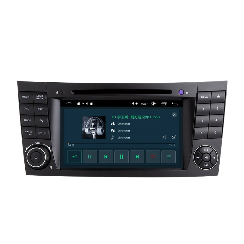 2din Android 9,0 автомобильный DVD мультимедиа для Mercedes Benz E-class W211 E200 E220 E300 E350 E240 E280 класс CLS W219 gps Радио Аудио