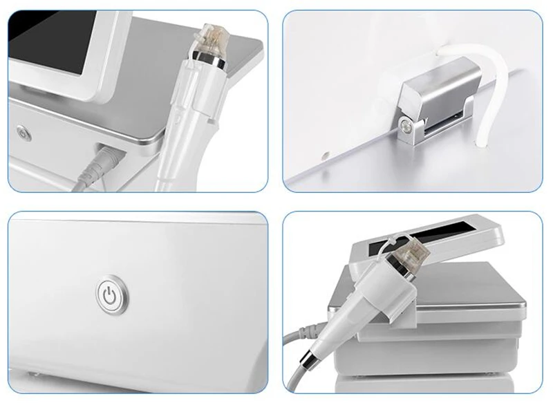 portable gold fractional RF microneedle radio frequency micro needle skin tighten wrinkle removal therapy system beauty machine (8)