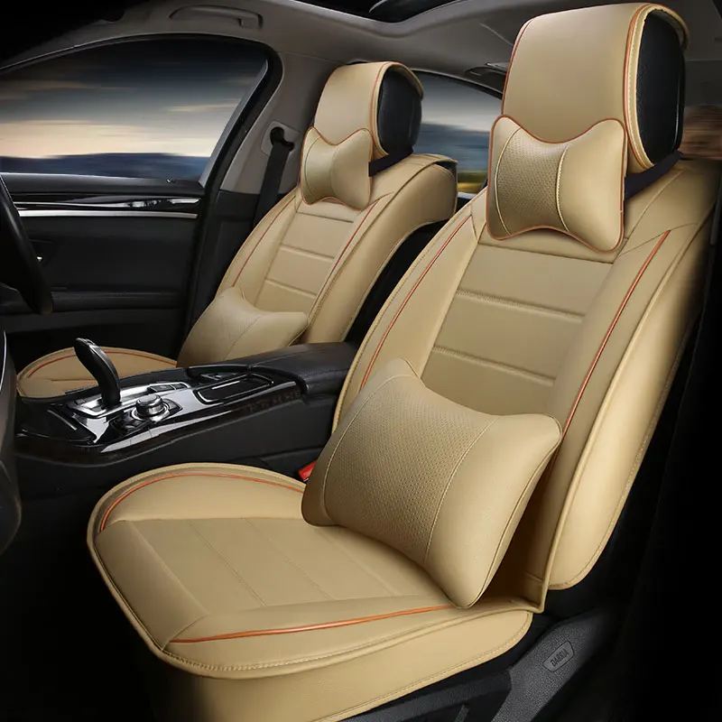  car seat cover auto seats covers cushion accessorie leather for ford new fiesta mk7 sedan edge ever
