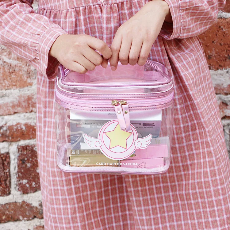 

Sakura Card Captor Hand Bag Magic Girl Bag Figures For Children Adult cosplay Clow Card Bags catchall Bags