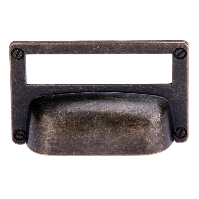 Buy 2pcs Vintage Drawer Label Pulls DIY Frame