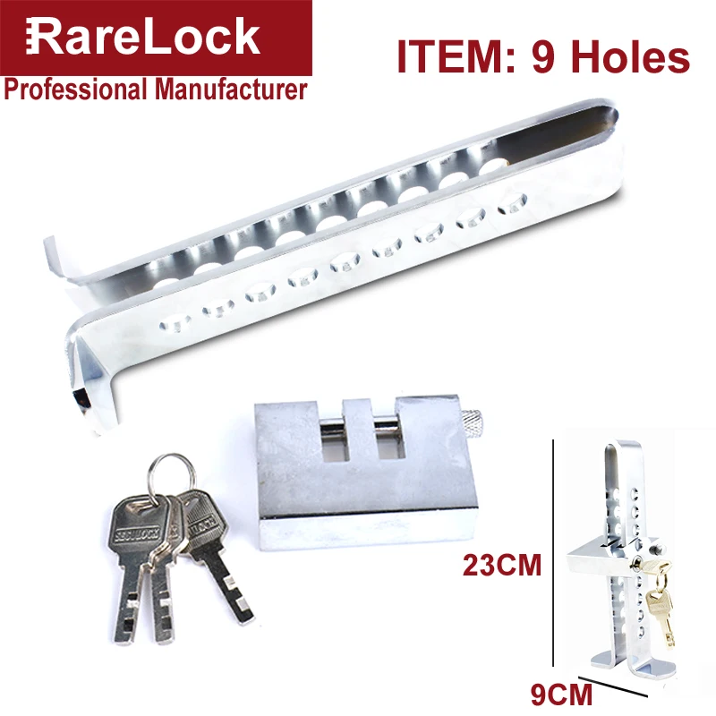 para carro-estilo caminhão anti roubo rv segurança diy ferragem rarelock ms537 i