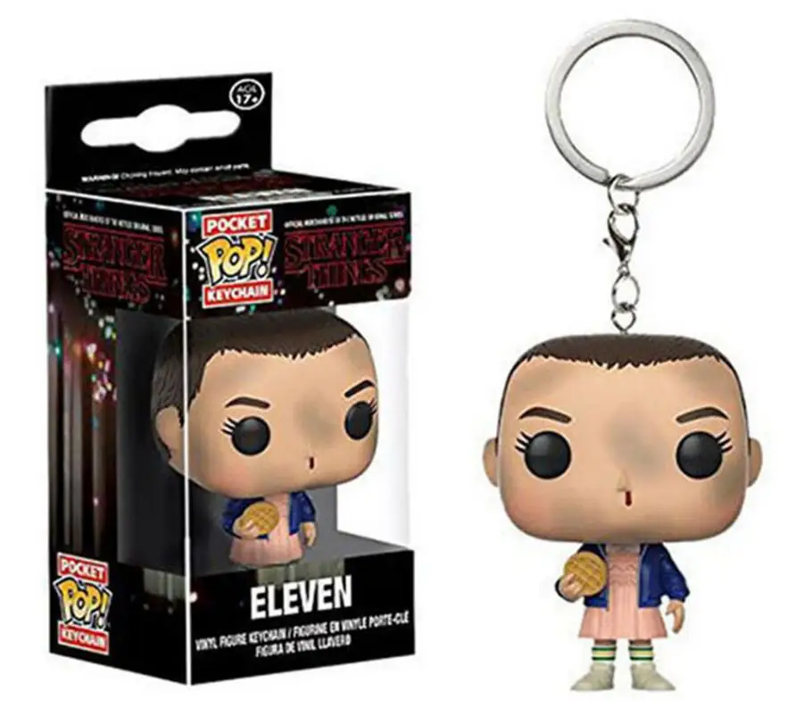 Funko Pop Pocket странные вещи брелок Eleven dutin Barb Demogorgon Фигурки игрушки