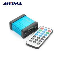 Aiyima беспроводной Bluetooth аудио приемник декодер автомобильный Предварительный усилитель стерео динамик усилитель модифицированный с пультом дистанционного управления