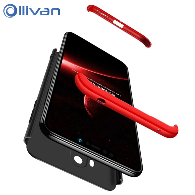 

360 Full Protection Hard Case For XiaoMi Mi PocoPhone F1 Cover 3 in 1 Armor Slim Case For XiaoMi RedMi 6A 5 Plus 5 6 Pro Coque