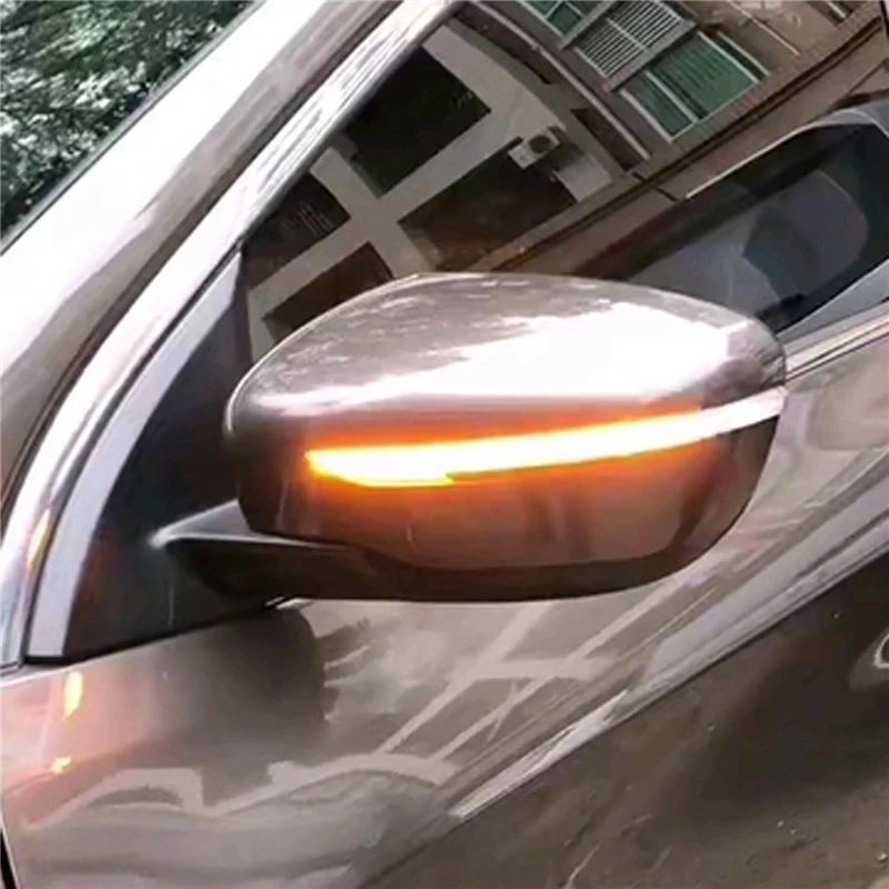 

Door Wing Side rear view mirror blinker sequential LED trip Dynamic turn signal light for nissan murano qashqai accessories