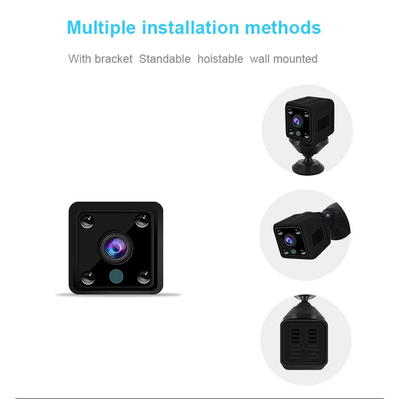 

Mini Wireless IP Camera 1080P 2.0MP Security Camera WiFi Infrared Night Vision Motion Detection Surveillance CCTV Camera