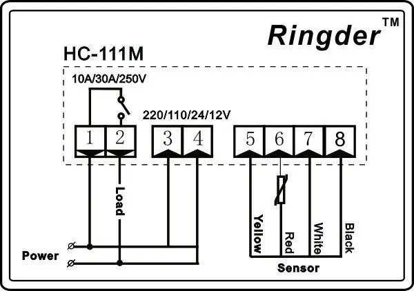 HC-111M Wiring Diagram