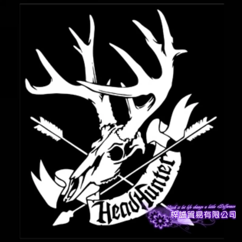 Hunt Buck Deer Hunter Decal Hunting Club Sticker Hollow Sticker Hunter Car Window Vinyl Decal Funny Poster