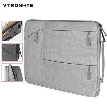 

For Macbook 11 12 13 14 15 Laptop Bags 15.6" Sleeve Notebook Case for Retina Pro 13.3 Dell HP Asus Acer Lenovo Soft Briefcase