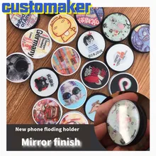 20 шт./лот, на заказ, кронштейн для телефона, подушка безопасности, расширяющаяся подставка, палец, выдвижное зеркало с подушкой безопасности, отделка, держатель для телефона, грандиозное событие, подарки