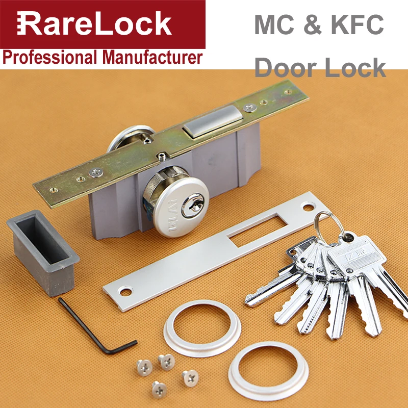 LHX Steel Furniture Bathroom Bedroom Interior Locks Office Wooden Door