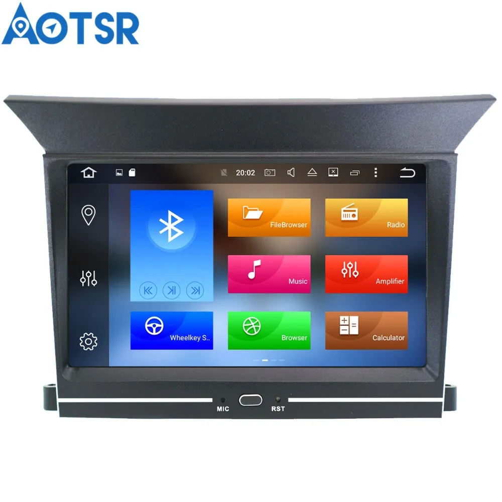 Cheap Aotsr Android 8.1 Quad core GPS navigation Car DVD Player For Honda Pilot 2009-2012 multimedia 2 din radio recorder stereo wifi 1