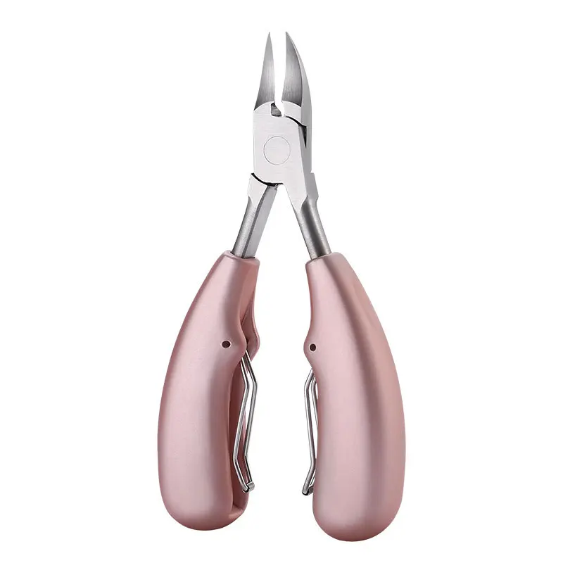 Rose Gold Professional Nail Scissor Paronychia Cuticle Scissors Sharp Curved Clipper Nipper Manicure Pedicure Care Tool | Красота и