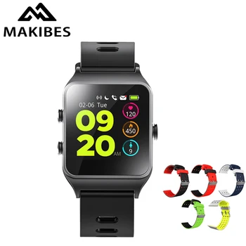 

Makibes BR3 Smart Watch Android iOS IP68 Waterproof Heart Rate Tracker Build-in GPS 1.3" Touchscreen Smart Sport Wristwatch Men