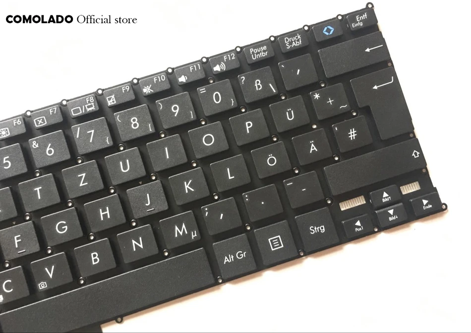 GR Germany Keyboard FOR ASUS X200 X201 X201E x202e Q200 Q200E black keyboard GR Layout (2)