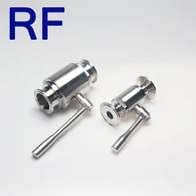 RF 1 шт. 3/" SS304 стиль полный порт шаровой клапан санитарный стандарт Три зажим наконечник тип для домашнего пивоварения дневник