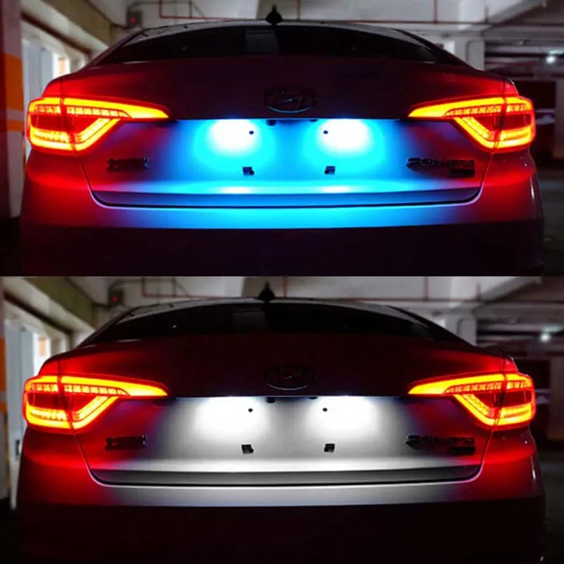 2x T10 W5W светодиодный светильник номерного знака для Hyundai Sonata ix25 ix35 i20 i10 accent solaris Tucson