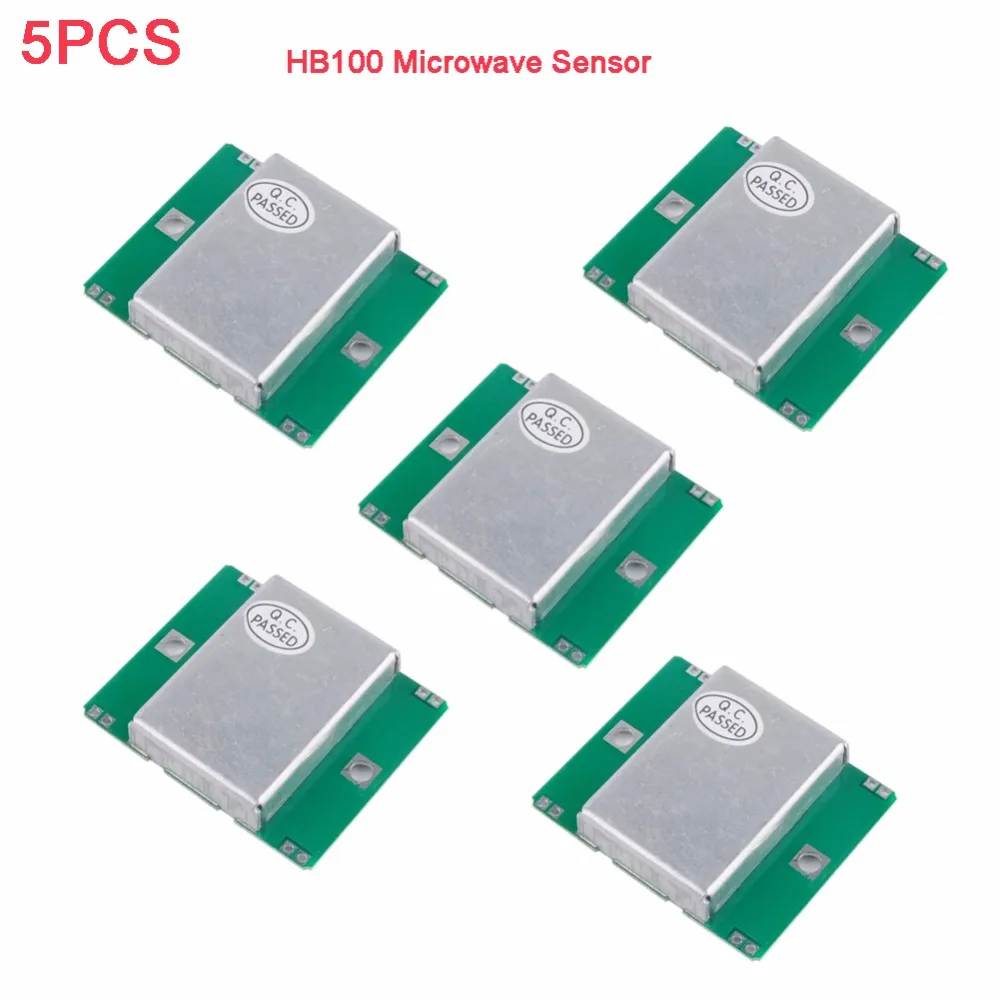 

5pcs/lot HB100 Microwave Sensor Module 10.525GHz Doppler Radar Motion Detector for Arduino FZ0562