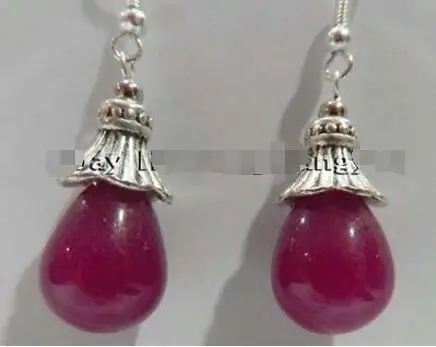 Shipping &gt&gt new hot Fashion 10x14mm Red Ruby Earrings Dangle earrings AAA Grade | Украшения и аксессуары