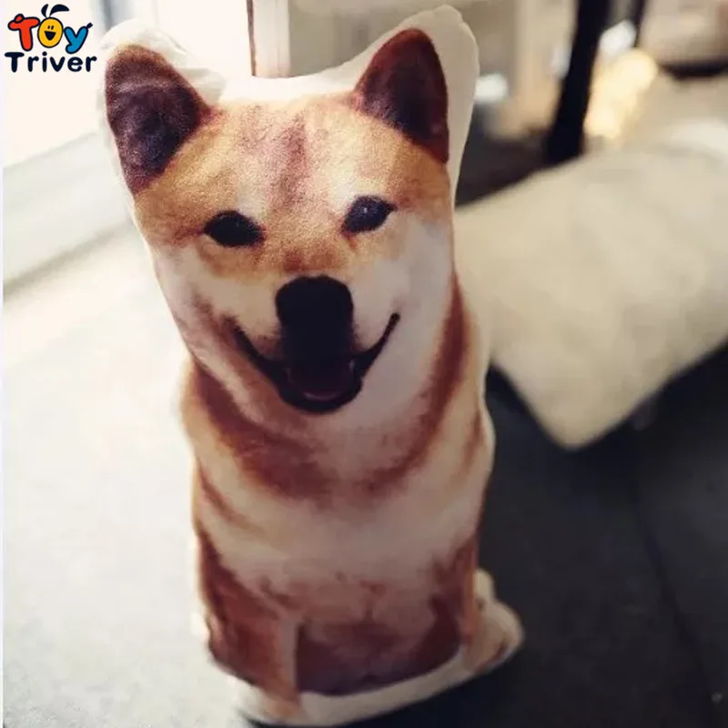 Plush Shiba Inu Dog Toy Stuffed Pet Cat Doll Toys Kawaii