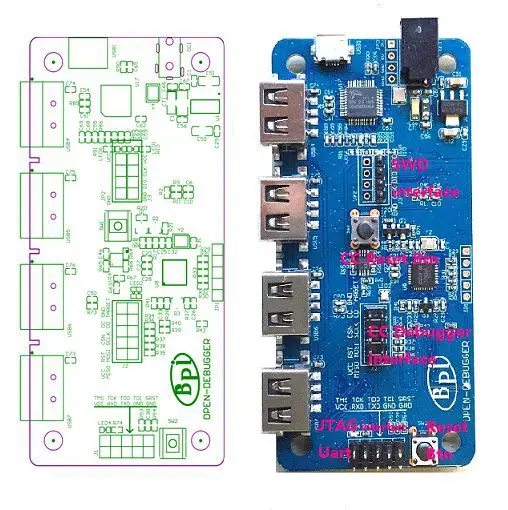 В наличии! Оригинальный бананный Pi G1 Wi Fi Bluetooth плата Zigbee + открытый дебютор включая