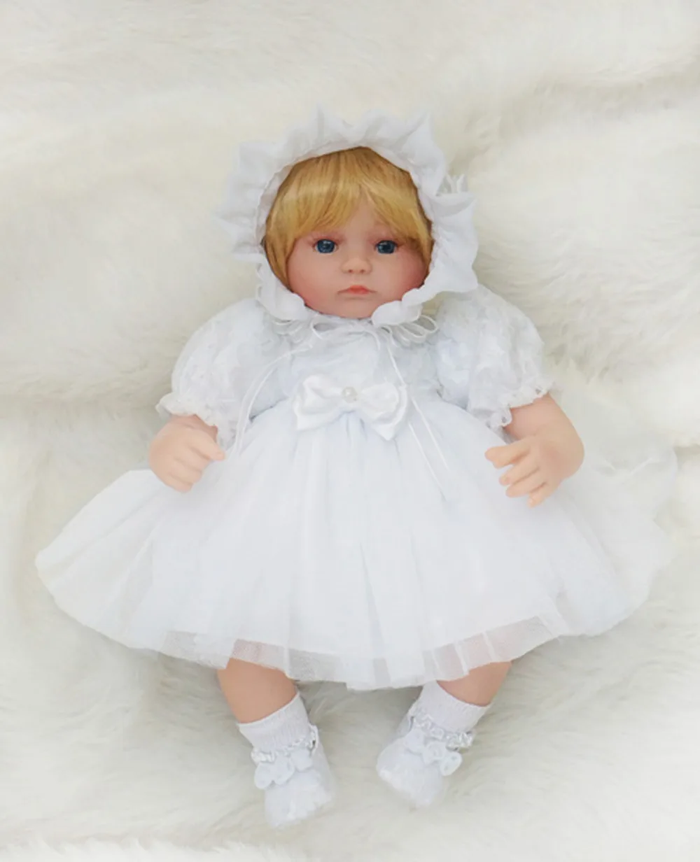 16-Inch Dolls Pink Lovely Baby Girl for Children Vinyl Ballet Xmas Gift Cosette