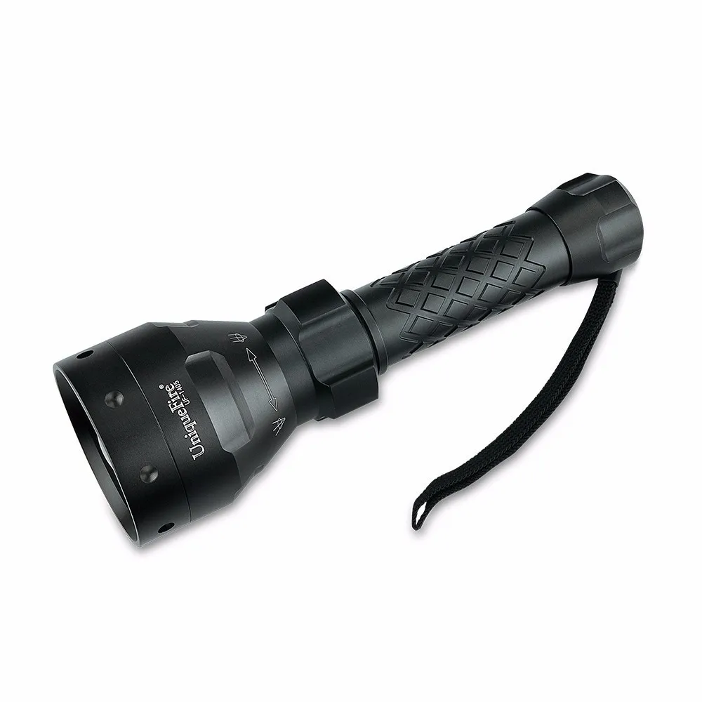2016  UniqueFire 1405 XP-E Rechargeable Flashlight Led GreenRedWhite Light  Torch+Charger Convex Lens Lamp for 218650 Battery9