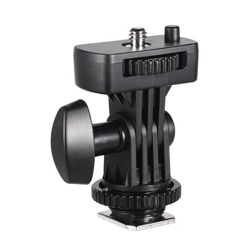 

Flexible Cold Shoe Mount Adapter with 1/4 Inch Screw for Viltrox Monitor L132T L116T LED Video Light photography accessories