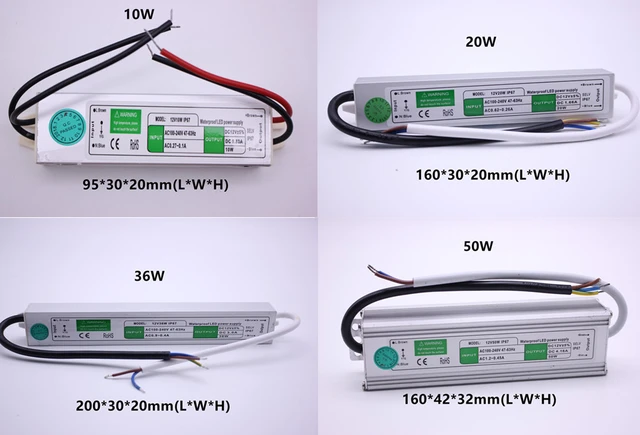 12V 24V Power Supply Transformer Power Adapter Driver, 24W,36W,120W,150W  Switchi