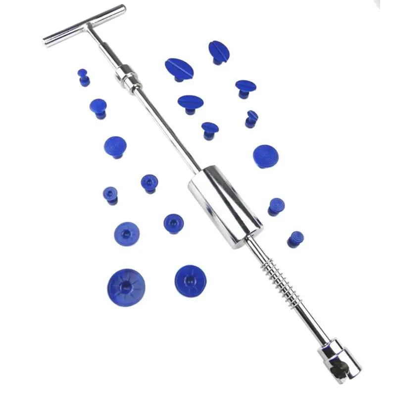 

T-type Automobile Alloy Gasket Sucker Glue Dent Puller Car Tabs Paintless Dent Repair Tools Car Styling Accessories