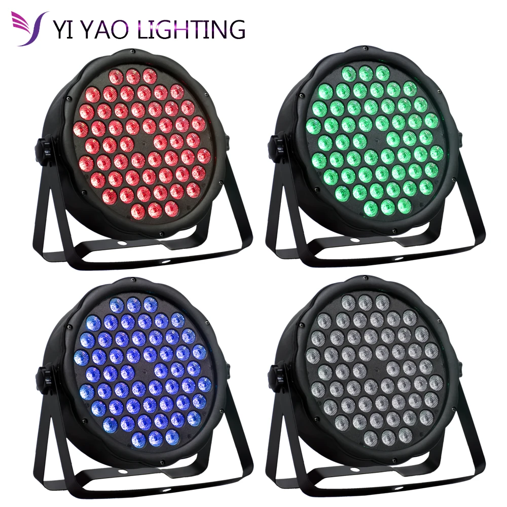 

4pcs/lot Professional Crystal Magic Ball Par 54 RGB LED DMX Stage Light Effect for DJ