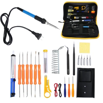 

60W Electric Soldering Iron Kit Adjustable Temperature Welding Soldering Station Repair Tool Heat Pencil Soldering Gun