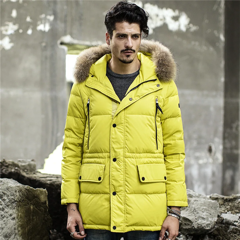 2017 New Male Down Jacket Men's Winter Coat Male Down Jacket Long