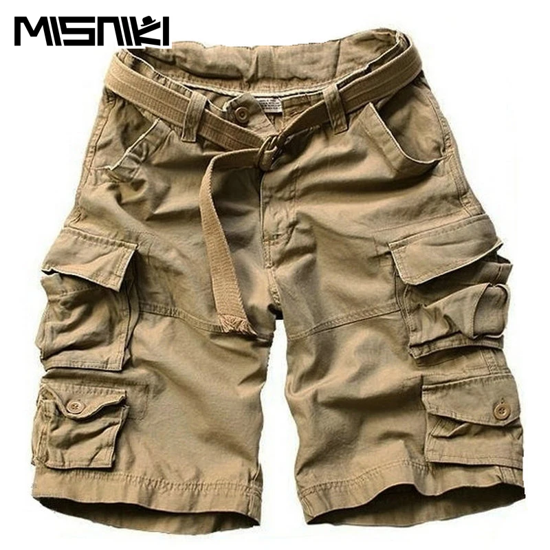 MISNIKI 2017 New Style Summer Multi pocket Camouflage Mens