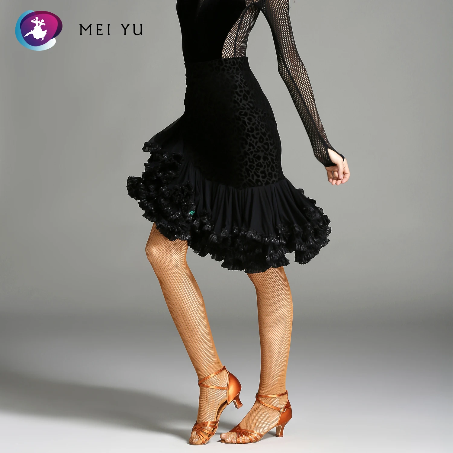MEI YU MY741 Latin Dance Skirt Rumba Cha Cha Ballroom Costume Women