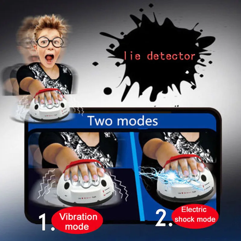 Полиграф Тест с подвохом смешной регулируемой взрослых микро электрический шок детектор лжи шокирующий лжец истина вечерние подарки для друзей