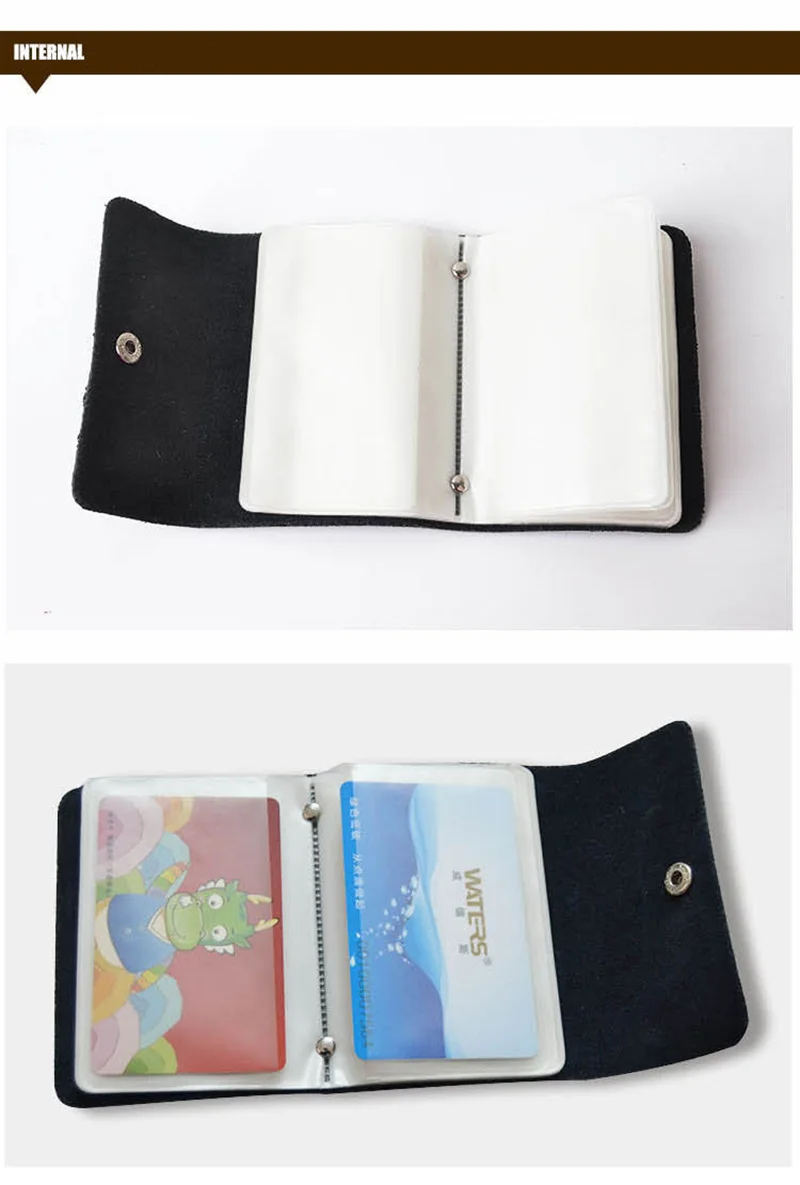Genuine Leather Card Holder Men's Business Card Holder Women Card ID Holders For Cards Hasp Cow Leather Cardholder Card Wallet (21)