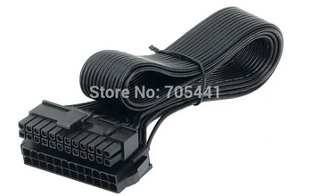 

PC PSU ATX Motherboard 24 Pin Male to 24 Pin Female Extension Power Cable 50CM