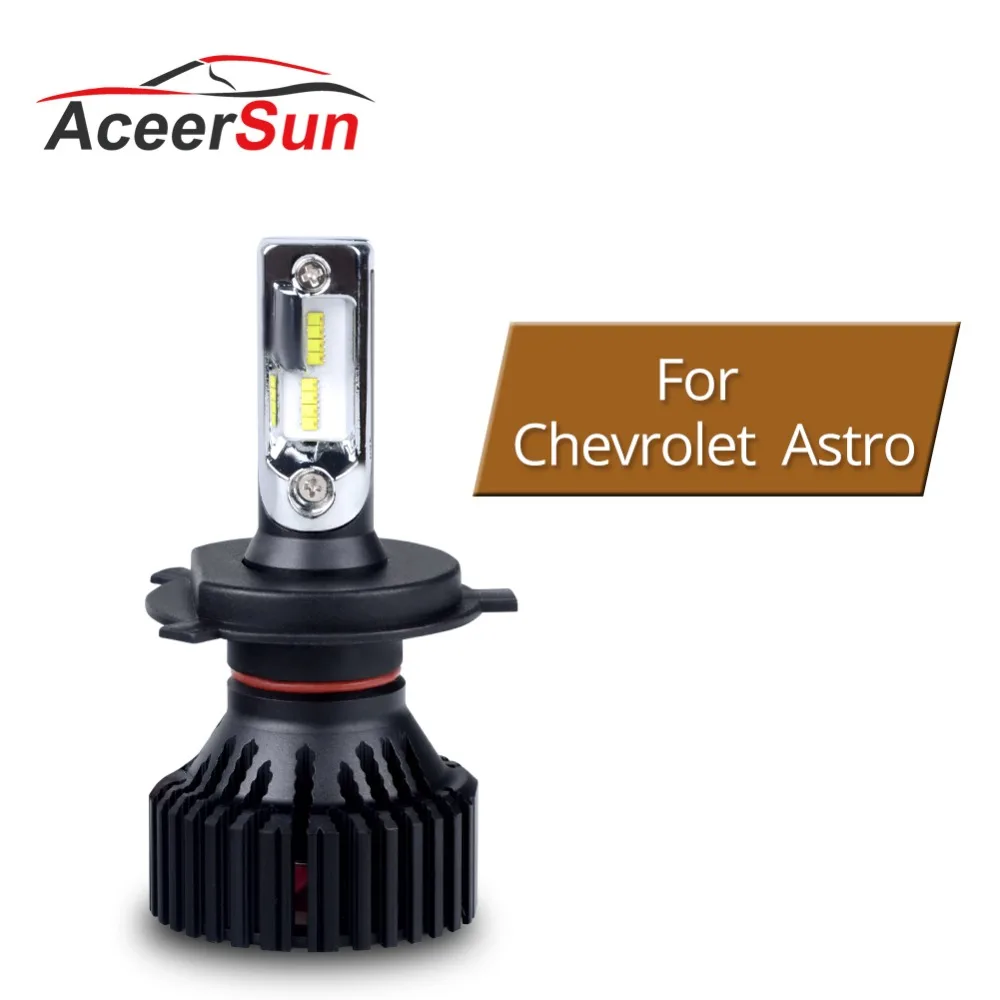 

Aceersun LED Car assembly Bulb for Chevrolet Astro H4 Headlight H7 6500K ZES Chip 8000LM H8 H9 9005 9006 HB3 HB4 H11 1990-2005