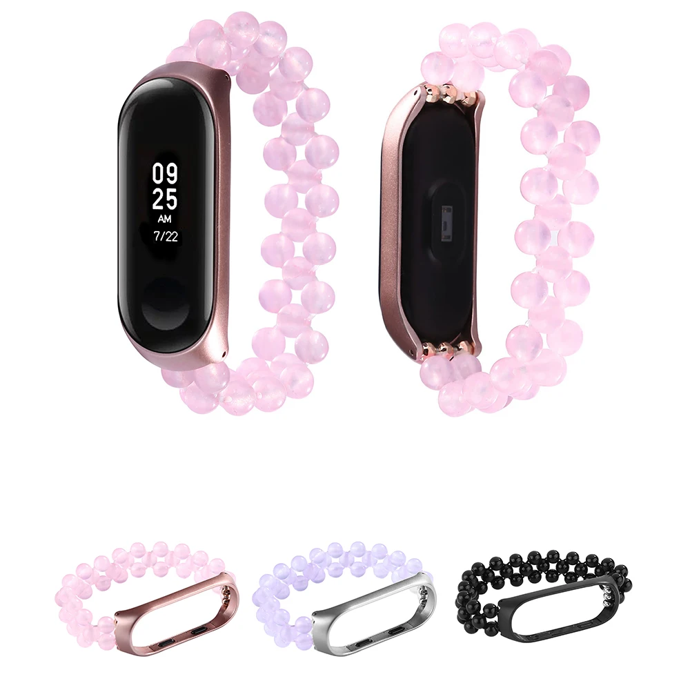 Ремешок из натурального камня для Xiaomi 3/4 универсальный ремешок часов Miband 4 3
