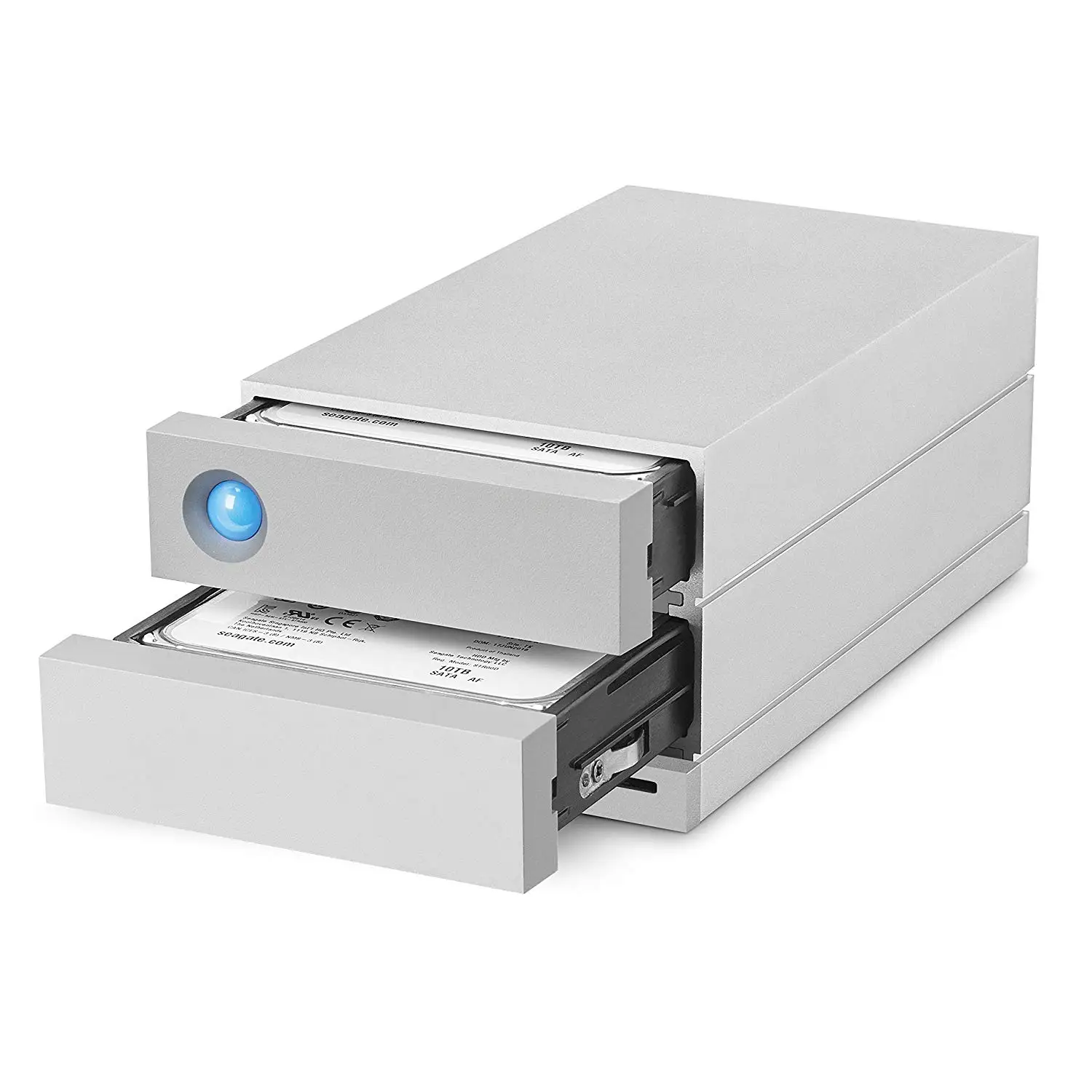 LaCie STGB8000400 8 ТБ (2X4 TB) 2big Dock Professional Dual-Disk Thunderbolt 3 USB-C Desktop RAID Mac корпус жесткого диска |