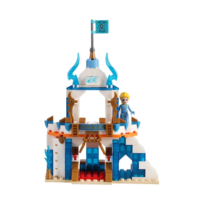 Model Building Blocks Children's diy toys new Frozen Castle blocks early education toy set Toys for children