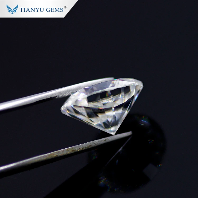 Tianyu драгоценный камень 1 0 карат бесцветный VVS Овальный moissanite алмаз Свободный