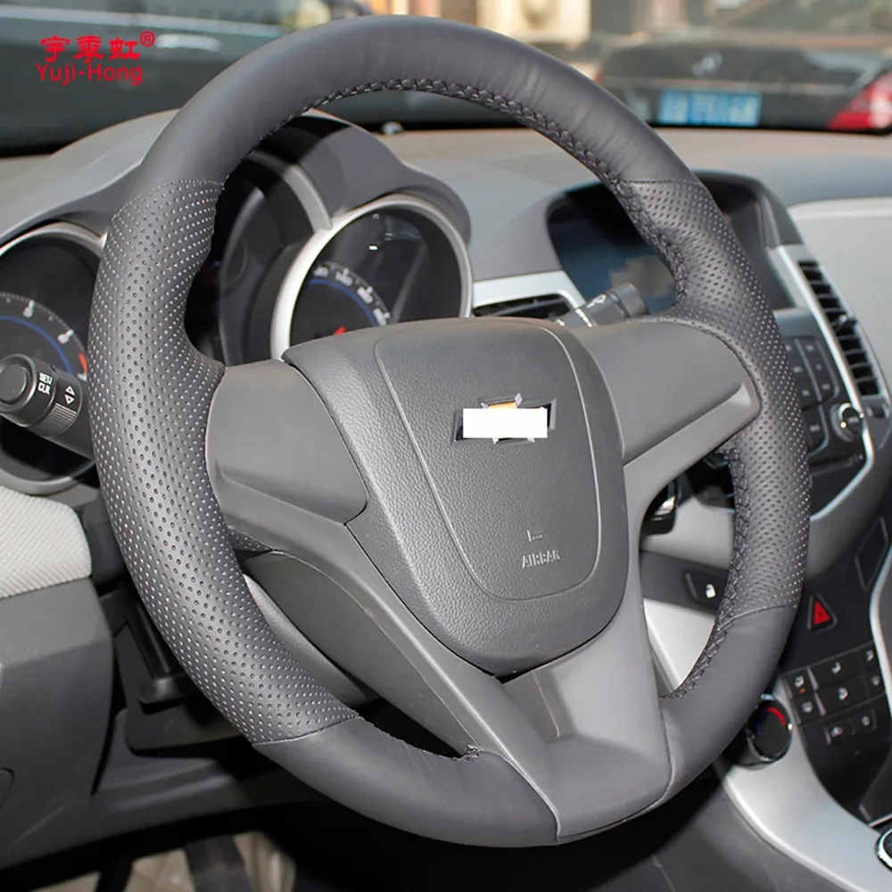 Чехлы рулевого колеса автомобиля чехол из искусственной кожи для Chevrolet Cruze 2009 2015